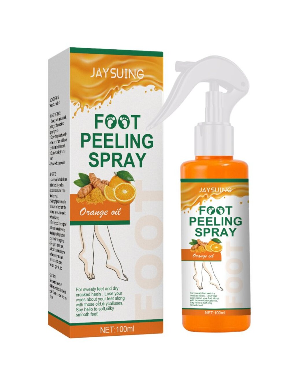 jaysuing Turmeric Exfoliating Body Spray 100ml – Moisturizing & Smoothing
